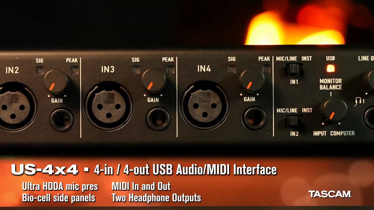 TASCAM USB Interfaces for 2015 - YouTube