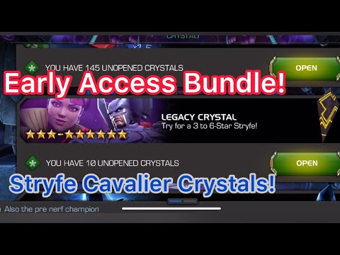 Early access Stryfe Cavalier Crystal Opening! Legacy Cavalier Crystals! Marvel Contest of Champions