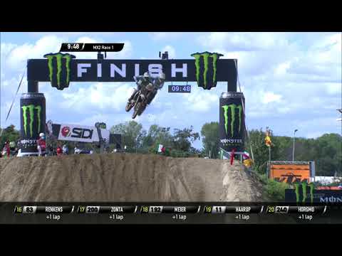 Geerts passes Watson - MX2 Race 1 - MXGP of Lombardia 2020