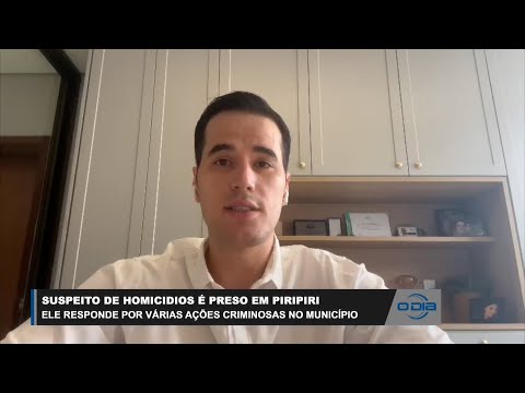 Suspeito de vários crimes e homicídios é preso em Piripiri 24 02 2023