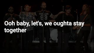 Maroon 5 - Let&#39;s Stay Together (Lyrics | Letra)