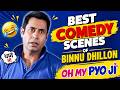 Best Comedy Scenes Of Binnu Dhillon Oh My Pyo Ji Jaswinder Bhalla Punjabi Comedy Clips
