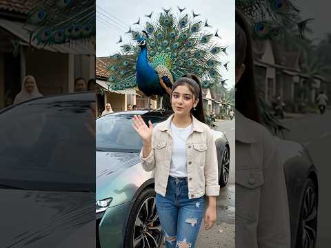 Built a Luxury Wooden Car with a Giant Peacock!🚗🦚