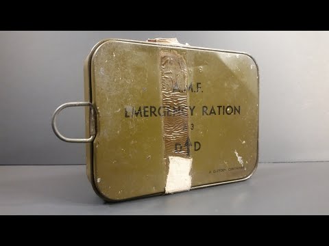 1944 Australian Emergency Ration A3 Review Survival Food Testing
