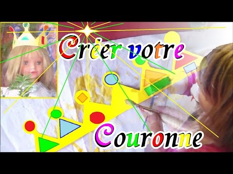 Couronne de Roi Reine en papier à fabriquer | Activités en Maternelle
