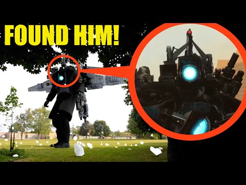 when you find Titan Camera Man behind your house, Run and HIDE under a Tree!! (You won't believe it)
