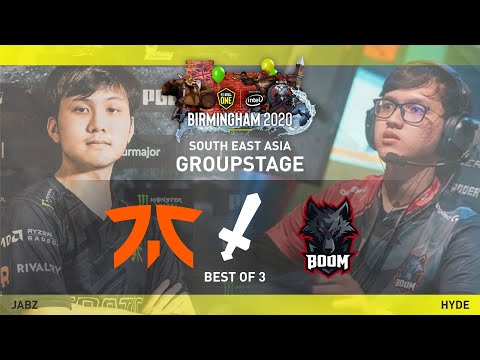 Fnatic vs Boom Esports Game 1 (BO3) | ESL One Birmingham Online 2020 SEA Groupstage