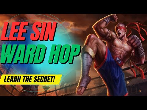 How to Ward Hop with Lee Sin! Learn the Secret!!