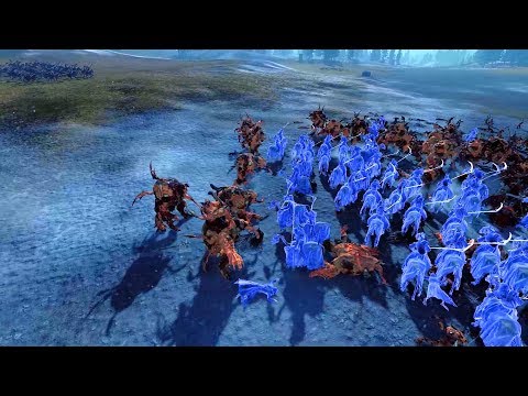Beastmen vs Vampire Counts - 40000 Points, Epic Cinematic Battle, Total War: Warhammer 2