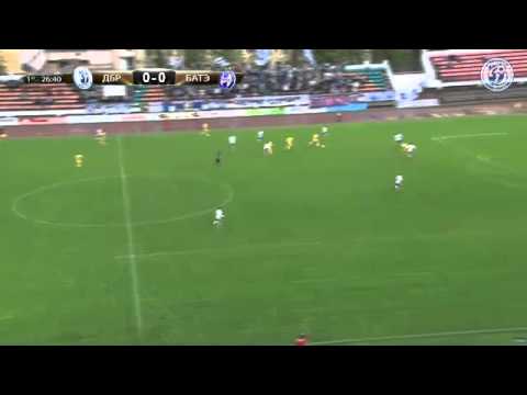 Football.by.Высшая лига, 5-й тур. Динаом Бр - БАТЭ. Гол Кривец