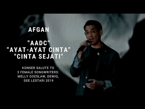Afgan - AADC/Ayat-ayat Cinta/Cinta Sejati (Konser Salute Erwin Gutawa to 3 Female Songwriters)
