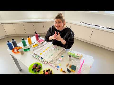 DIY | Basteln mit Kindern | Druckwerkstatt in Deutscher Gebärdensprache | Junges Schloss, Stuttgart