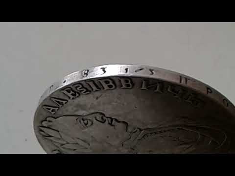 +$ 24,500.00 Russian Empire, Rare Silver Double-headed Crowned Eagle Ruble Pyotr I Moscow Ruble 1712