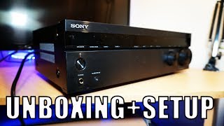 Sony AV Receiver STR DH590 Unboxing and Setup