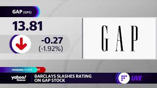Gap stock dips on Barclays rating cut