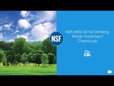 Webinar: NSF/ANSI/CAN 60 Overview