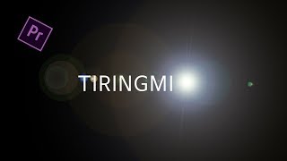 프리미어 프로 강좌 33편] 빛이 지나가면서 글자가 나타나는 효과