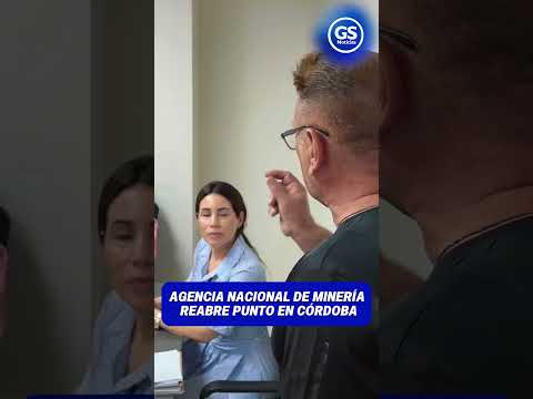 AGENCIA NACIONAL DE MINERÍA REABRE PUNTO EN CÓRDOBA