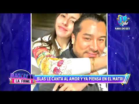 Alexander Blas le canta al amor y ya piensa en matrimonio