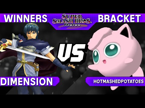 Smash Melee - Dimension (Marth) vs HotMashedPotatoes (Puff) - S@LT 192 Winners Bracket