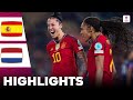 Spain vs Netherlands | Highlights | UEFA Women's Nations League Semi Final 23-02-2024