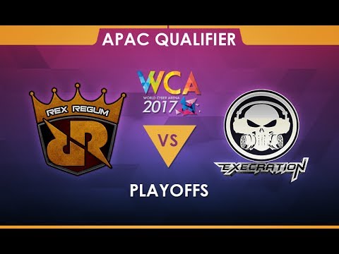 RRQ vs XctN Game 1 - WCA 2017 APAC Qualifier Losers' Finals - @Lyrical @Ryuu