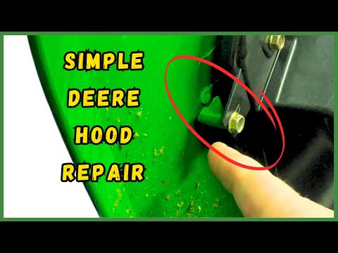 DIY John Deere Hood Repair