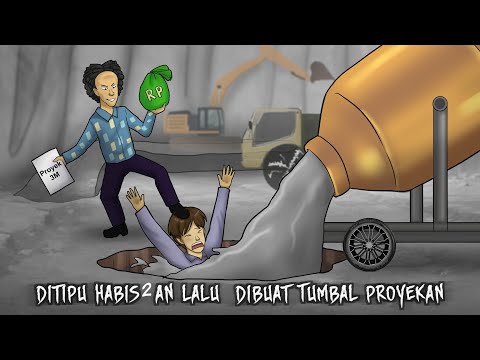 Teman Bisnis Setan #HORORMISTERI | Kartun Hantu, Animasi Horror, Penipuan Proyek