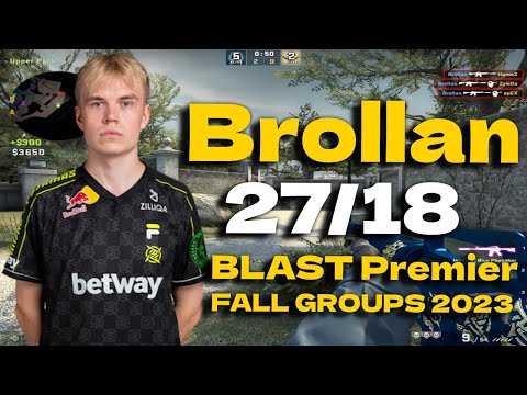 CSGO POV NIP Brollan (27/18) vs Vitality (OVERPASS) @ BLAST Premier Fall Groups 2023