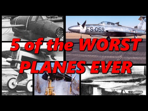 5 of the WORST PLANES EVER ✈️ History in the Dark ✈️