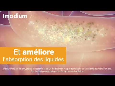 Imodium Instant pour le traitement des symptômes de diarrhée
