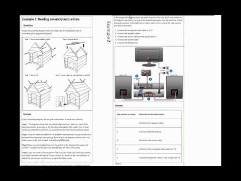 Assembly diagrams, floor plans and packaging lesson 1 memo