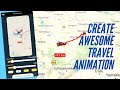 TravelBoast Create Travel Animation On Map Tutorial