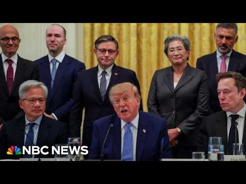 President Trump’s AI regulation accord with top tech CEOs appears ‘purely voluntary’