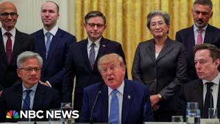 President Trump's AI regulation accord with top tech CEOs appears 'purely voluntary'