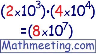 Scientific Notation - Multiplying and Dividing