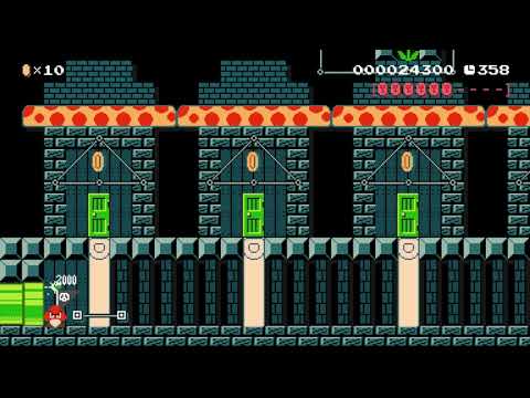 MK8's Course World Remix ⚡️ by MK8 ⚡️ Super Mario Maker Raw Gameplay