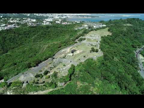 世界遺産 中城城跡 ドローン空撮 動画素材 DJI 0002