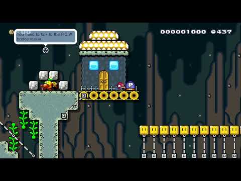 Wiggler Story 3 (Comments on). by Bubba Q - Miiverse - SUPER MARIO MAKER - NO COMMENTARY 1bh
