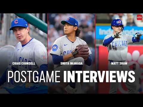 Thumbnail for Cubs postgame interviews: Craig Counsell, Shota Imanaga, Matt Shaw | Marquee Sports Network by Marquee