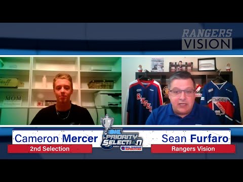 2021 OHL Priority Selection | Cameron Mercer Interview
