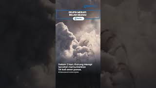 Erupsi Merapi Belum Selesai, Muntahkan 54 Kali Awan Panas