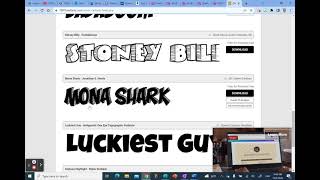 how to use 1001 free fonts website