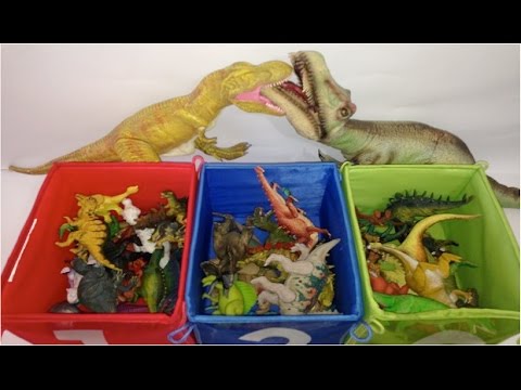 What is in the boxes? DINOSAURS COLLECTION, Jurassic Park Toys, Jurassic World, Dino Dan HD Video