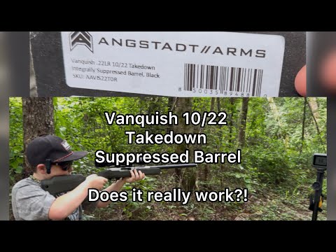 Angstadt Arms Vanquish Suppressed Ruger 10/22 Takedown Barrel…Does it Really work!?!?