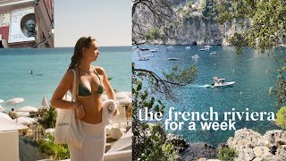 a week in the french riviera | beach days in the south of france