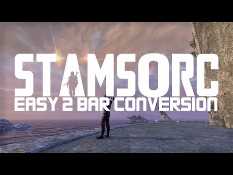 Easy & Quick 2 Bar Switch for Stam Sorc PvP Build, Elder Scrolls Online 2002