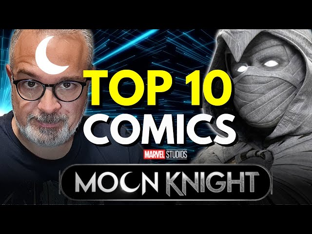 Vídeo relacionado con Marvel Moon Knight Suit Comic Cover Orange Blue Camiseta sin Mangas