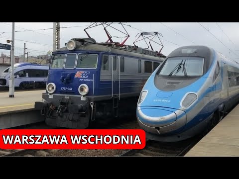 Warsaw East morning trains