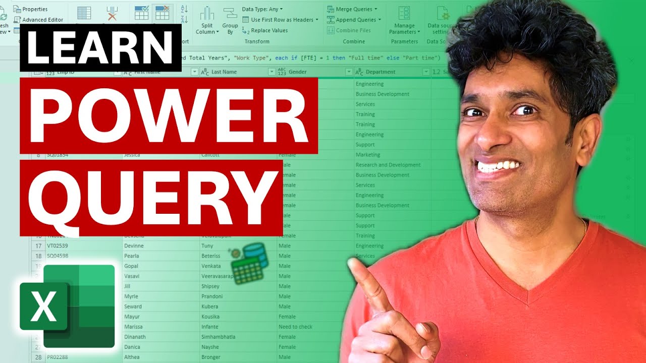 Learn Power Query & Automate Boring Data Tasks in 15 Minutes!